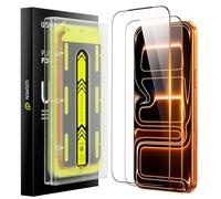 WSKEN for iPhone 17 Pro Screen Protector - [Auto Dust-Remove] 9H+ Tempered Glass Military Grade Shatterproof,Anti Fingerprint,Anti Scratch,Bubble Free,Smooth&Sensitive,Almost Invisible,Case Friendly