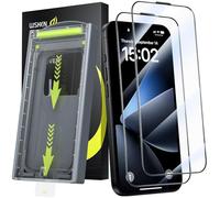 WSKEN for iPhone 17e/16e/14/13 Pro/13 Screen Protector - [Top 9H+ Tempered Glass][Auto Dust-Remove][Zero Bubble] Full Coverage HD Military Grade 10X Shatterproof,Anti Fingerprint,Anti Scratch,2 Pack