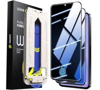WSKEN for Samsung Galaxy A57 Privacy Screen Protector - [Auto Dust-Elimination] [24°Anti Spy] Full Coverage 9H+ Hardness Tempered Glass Invisible,Anti Fingerprint,Bubble Free,Anti Scratch,2 Pack