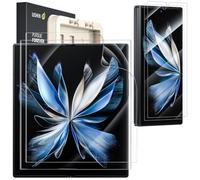 WSKEN for Samsung Galaxy Z Fold 6 Screen Protector,[Easy Auto Align Install][Bubble Self-extinction]Inside Soft TPU Film + Front 9H HD Tempered Glass,Shatterproof,Anti Fingerprint,Anti Scratch,2 Pack