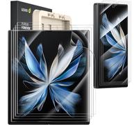 WSKEN for Samsung Galaxy Z Fold 7 Screen Protector,[Easy Auto Align Install][Bubble Self-extinction]Inside Soft TPU Film + Front 9H HD Tempered Glass,Shatterproof,Anti Fingerprint,Anti Scratch,4 Pack