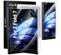 WSKEN for Samsung Galaxy Z Fold 7 Screen Protector,[Easy Auto Align Install][Bubble Self-extinction]Inside Soft TPU Film + Front 9H HD Tempered Glass,Shatterproof,Anti Fingerprint,Anti Scratch,2 Pack