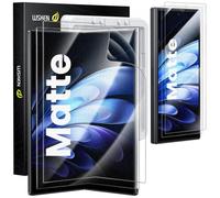 WSKEN for Samsung Galaxy Z Fold 7 Screen Protector Matte-[Anti Glare][Easy Auto Align Install][Bubble Self-extinction] Inside Soft TPU Film + Front 9H HD Tempered Glass,Anti Fingerprint,Anti Scratch