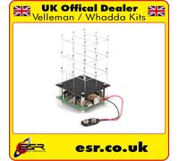 WSL193 Red LED 3D Cube DIY Electronic Soldering Project Kit