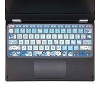 WSLUCKO Silicon Keyboard Cover for Lenovo Chromebook C330 11.6" 2019/2018 /Flex 11 / N20 N21 N22 N23 100e 300e 500e 11.6"/ N42 N42-20 14 inch,Peony