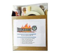 WSM Gasket Kit, Weber Smokey Mountain 18.5 22.5 Nomex RTV grill seal