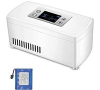 WSMYGS Insulin Fridge Box Portable Insulin Cooler Refrigerated Box Travel Cooler,LED Display Insulin Storage Case,Refrigerator Reefer,Withbattery Insulin Cooler