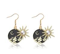 WSNANG A Court Of Thorns and Roses Merchandise Book Lover Earrings Reader Gift City of Starlight Gift for Fan, M, Stainless Steel, no gemstone