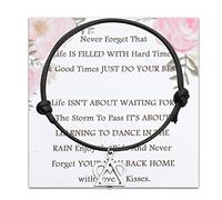 WSNANG Adoption Symbol Bracelet Gotcha Day Bracelet Adoption Gifts Adoptive Jewelry Bonus Family Gifts, L, Stainless Steel, nothing