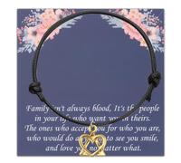 WSNANG Adoption Symbol Bracelet Gotcha Day Bracelet Adoption Gifts Adoptive Jewelry Bonus Family Gifts, L, Stainless Steel, nothing