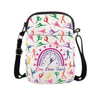 WSNANG Baton Twirler Crossbody Bag Live Love Twirl Messenger Bag Twirler Mom Gift Baton Twirling Gift Gymnast Twirling Gift, Twirl Cb