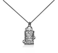 WSNANG Beetle Worm Horror Movie Inspired Gift Never Trust the Living Earrings/Necklace Horror Movie Lover Gift, 1.2inch*0.98inch, Stainless Steel, No Gemstone