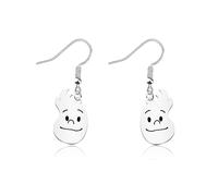 WSNANG Cartoon Movie Character Wade Earrings Ember and Wade Fans Gift Cartoon Movie Merchandise Magic Gift, 1.2inch*0.98inch, Stainless Steel, No Gemstone