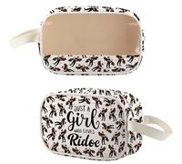 WSNANG Fantasy Reader Gift Just a Girl Who Loves Ridoc Waterproof Travel Pouch Dragon Ridder Wing Book Lover Merchandise, Black