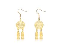 WSNANG Filipino Parol Earrings Filipino Sun and Stars Dangle Earrings Philippine Pride Jewelry Gift for Filipino, 2cm*2cm, Stainless Steel, No Gemstone