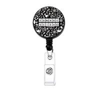 WSNANG Forensic Science Badge Reel Retractable ID Holder for Crime Scene Investigator Lab Tech Gift (Forensic Badge)