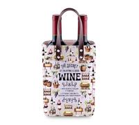 WSNANG Funny Wine Tote Bag The Secret Of Enjoying Good Wine Reusable Wine Bag Drinking Quote Wine Lovers Gift Bag, Secret Wine