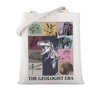 WSNANG Geologist Gifts The Geologist Era Reusable Shopping Bag Geology Teacher Students Rock Collectors Gifts, Geologist Tb