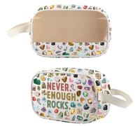 WSNANG Geology Waterproof Transparent Cosmetic Bag for Geology Lover and Students Rock Collectors Gifts, Geology CMB