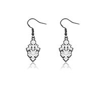 WSNANG Haunted Horror Movie Inspired Gifts Hitchhiking Ghost Earrings Halloween Jewelry Spooky Season Gifts, 1.2inch*0.98inch, Stainless Steel, No Gemstone