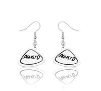 WSNANG K-POP Band Gift Suga Yoongi Earrings Agust D Earrings K-POP Music Lovers Gift Korean Band Merchandise, 2.5*2.5cm, Metal, alloy