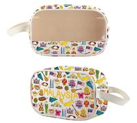 WSNANG Malaysia Trip Souvenir Traveling Culture Clear Toiletry Pouch Malaysian City Landmark Lover Gifts, Malaysia CMB, Modern