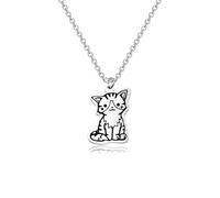 WSNANG Quest Squad Broccoli Cat Necklace Onyx Storm Fan Jewelry Fourth Wing Reader Gift Dragon Rider Gift Bookworm Gifts, One size, Stainless Steel, No Gemstone