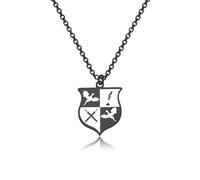 WSNANG Quest Squad Necklace Onyx Storm Book Inspired Jewelry Fourth Wing Merch Fantasy Reader Gift Violet Sorrengail Fan Gift, One size, Stainless Steel, No Gemstone