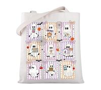 WSNANG Realtor Gift Spooky Realtor Halloween Reusable Shopping Bag Astrology Real Estate Agents Canvas Tote Bag, Realtor Tb