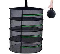 WSNDM Multi Functional Plant Drying Net, 80 x 60 Cm, Foldable Hanging Net With 4 Layers For Drying Herbs Drying Net, Drying Baskets For Herbs, Plants, Flowers, Vegetables, Fruits, Fish, Clothing