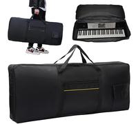 WSNDM Oxford Cloth Portable 88-Key Keyboard Electric Piano Padded Case, Portable Electronic Organ Waterproof Anti Shock Bag, Instrument Piano Protective Professional Cover Storage Padded Case