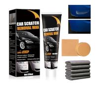 Wsndyjia Car Scratch Remover Kit, 2026 New Upgraded Paint Scratch Repair for Vehicles with 6 Magic Cloth & Sponge, Permanent Scratch, Swirl Mark, Water Spot & Scuff Remover for All Car Colors