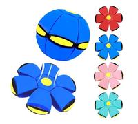 Wsndyjia Magic Bouncing Ball, Bouncy Pop Up Balls, Magical Flying Saucer, Family and Pet Interactive Toys, Safe & Durable Dual Form Freely Switchable for Indoor & Outdoor Use (Blue)