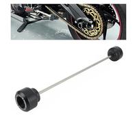 WSNWWKDD Fairing Kits For Street Triple 765 R S RS 2017-2024 Motorcycle Protector Rear Front Wheel Axle Fork Crash Slider Frame Slider Crash Pad Frame Guards(Rear Wheel Slider)