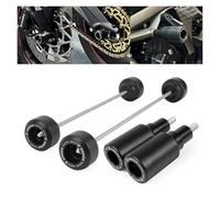 WSNWWKDD Fairing Kits For Street Triple 765 R S RS 2017-2024 Motorcycle Protector Rear Front Wheel Axle Fork Crash Slider Frame Slider Crash Pad Frame Guards(1 SET Slider)