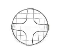 WSNZYT Motorcycle Headlight Protector Universal Motorcycle Headlight Protector Guard 6.5inch Motorbike Light Lamp Metal Cover Mesh Grill For CG125 GN125