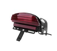 WSNZYT Motorcycle Rear LED Tail Light Motorcycle Tri-Bar Rear LED Light Brake Tail Lights For Dyna for Fat for Bob FXDF 2008-up Motorbike Taillight