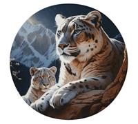 WSOIHFEC Mountain Lions Seat Cushion Round Chair Pad