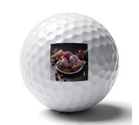 WSOIHFEC Raspberry Ice Cream Golf Ball for Rubber,Golf Balls Maximized Distance,Personalized Golf Balls for Golfers,Dads