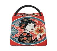 WSOIHFEC Retro Style Art Lunch Bag for Women&Men,Reusable Insulated Lunch Tote,lunch Box for Work Picnic