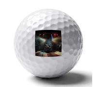 WSOIHFEC Rock Band Stage Golf Ball for Rubber,Golf Balls Maximized Distance,Personalized Golf Balls for Golfers,Dads