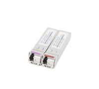 WSOLDMA 1/5/10 Pair 10G SFP Module Single Mode LC 1270nm/1330nm Fiber Transceiver Compatible with Cisco Mikrotik Ubiquiti Zyxel Ethernet Switch, Hot Pluggable 10Gb/s Bi-Directiona (1 Pair, 10km)