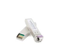 WSOLDMA 1/5/10 Pair 10G SFP Module Single Mode LC 1270nm/1330nm Fiber Transceiver Compatible with Cisco Mikrotik Ubiquiti Zyxel Ethernet Switch, Hot Pluggable 10Gb/s Bi-Directiona (10 Pairs, 20km)