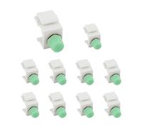 WSOLDMA 10-Pack FC Fiber Optic Coupler Singlemode Keystone Jack Adapter Inline Coupler for Wall Plate
