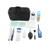 WSOLDMA 11PCS Fiber Optic Cleaning Tool Kit, Fiber Cleaner Pen for SC FC ST LC MPO/MTP Connector, Cleaning Box, Cleaning Clip