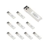 WSOLDMA 16G SFP Optical Module, 850nm/1310nm Dual Fiber LC Transceiver, Multimode/Singlemode, 300m/10km/20km Transmission for Cisco Mikrotik Ubiquiti Zyxel Ethernet Switch (10PCS 10KM)