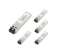 WSOLDMA 16G SFP Optical Module, 850nm/1310nm Dual Fiber LC Transceiver, Multimode/Singlemode, 300m/10km/20km Transmission for Cisco Mikrotik Ubiquiti Zyxel Ethernet Switch (5PCS 300M)