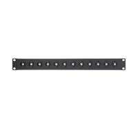 WSOLDMA 1U Cable Manager Horizontal Rack Mount with 12-Port for 19 Inch Server Rack or Cabinet