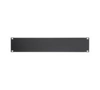 WSOLDMA 2U Blank Panel Metal Rack Mount, 19 Inches, Blanking Panel for Server Rack Enclosure or Cabinet, Black