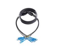 WSOLDMA 4-Core SC/UPC to SC/UPC Simplex Single Mode Fiber Patch Cord(50M)